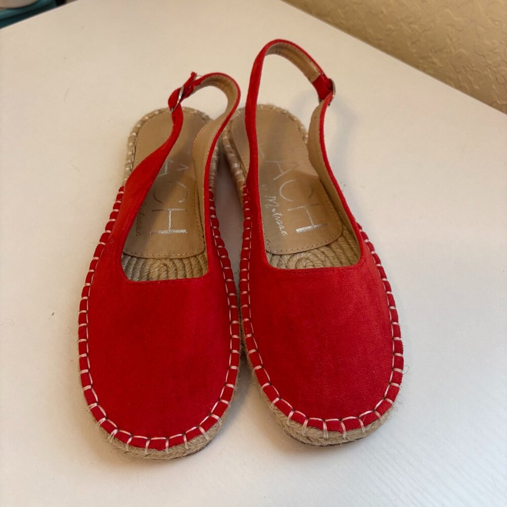 Beach by Matisse Red Espadrilles - Size 8